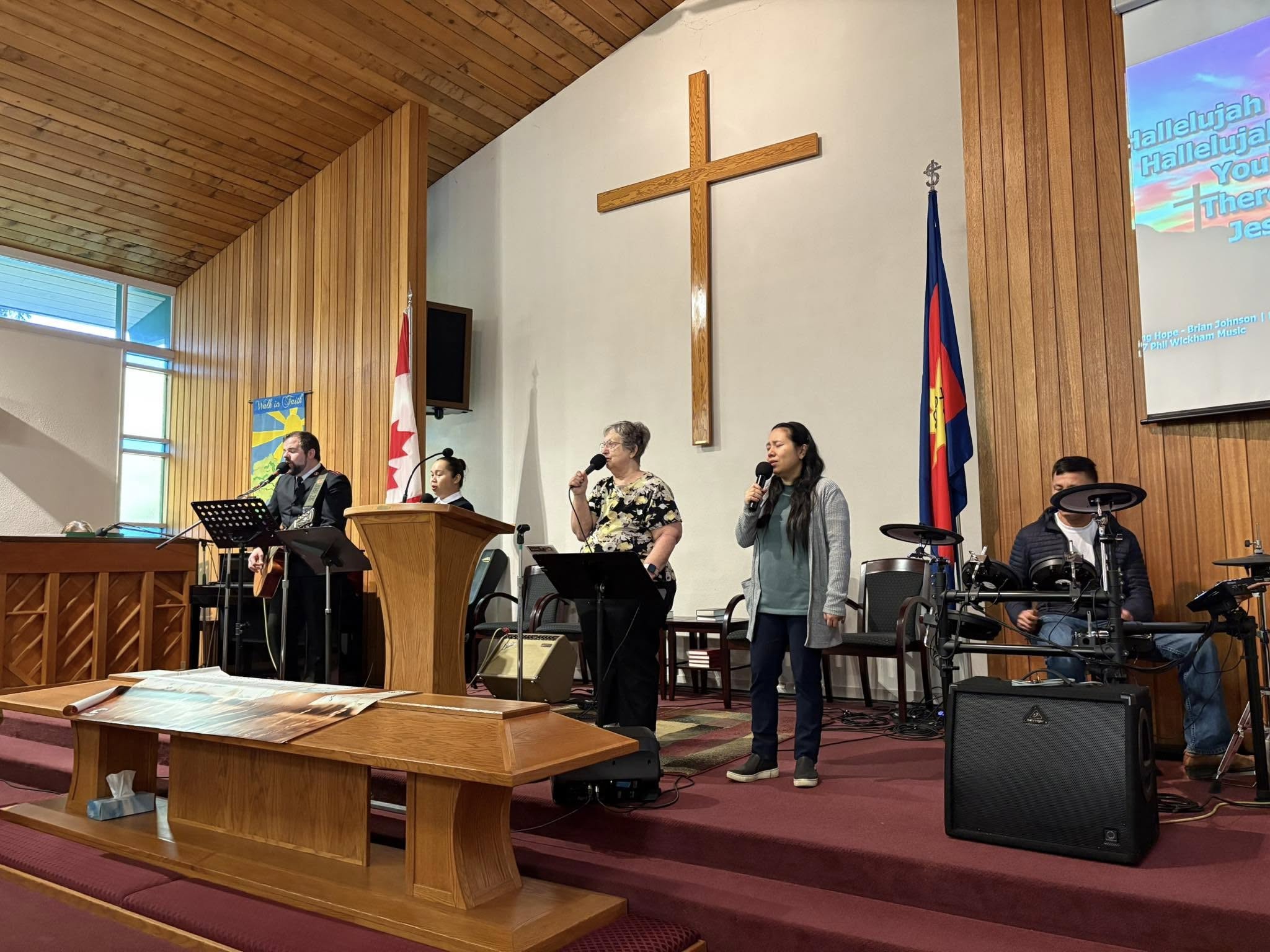 The worship services at White Rock Church